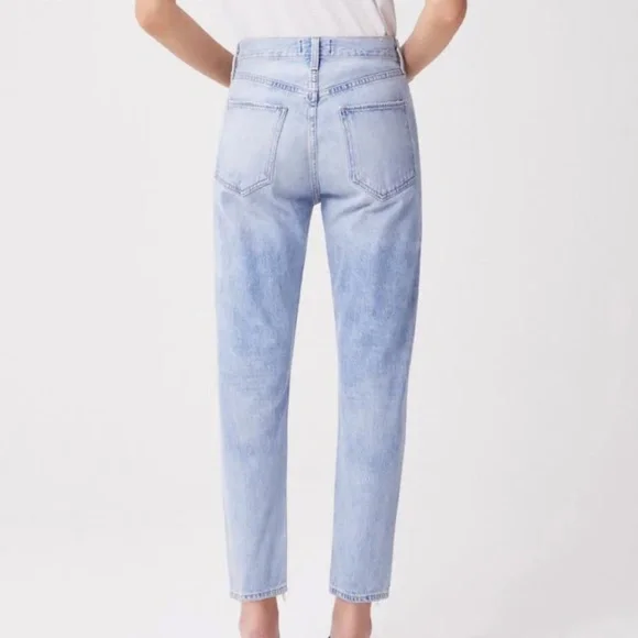 AGOLDE Riley High-waisted Cropped Jeans - Picture 4 of 11